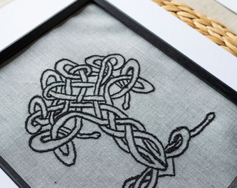 Celtic Tree of Life, DIY Embroidery Kit, craft kit