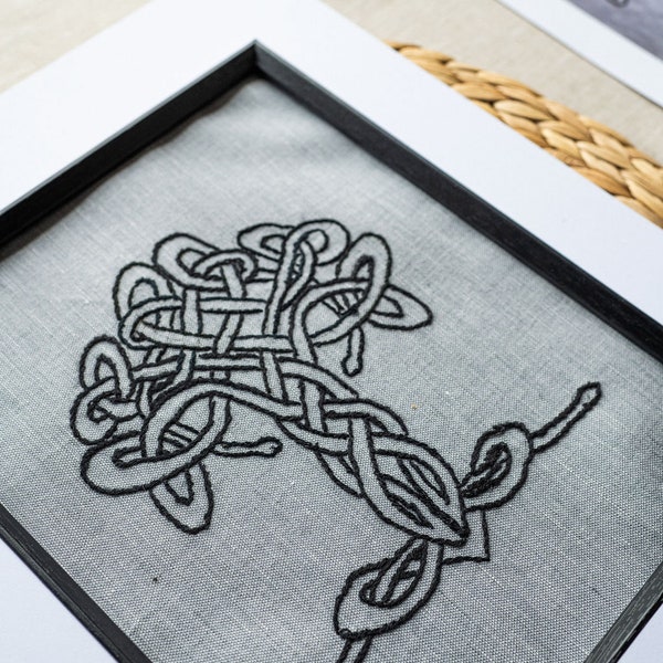 Celtic Tree of Life, DIY Embroidery Kit, craft kit