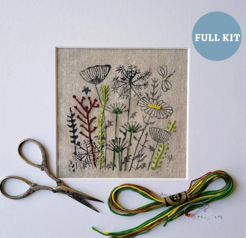 Handmade Embroiderygift for Herflower Embroidery Etsy UK