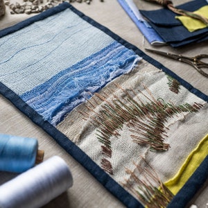 Mini kit de courtepointe Sand Dunes, bricolage de plage, cadeau pour les amateurs de plage. cadeau pour maman, mini courtepointe design de plage, plage irlandaise