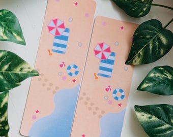 First day at the beach Bookmark