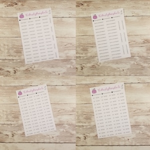 Font 2-A Script Stickers