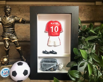 Personalised Football Gift - the 'Classic' Kit Box