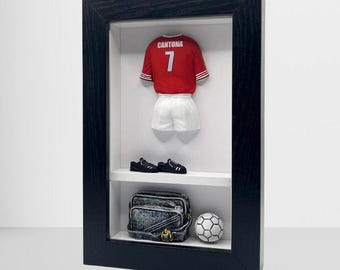 Maillot de Manchester United 2023 signé par Marcus Rashford et encadré