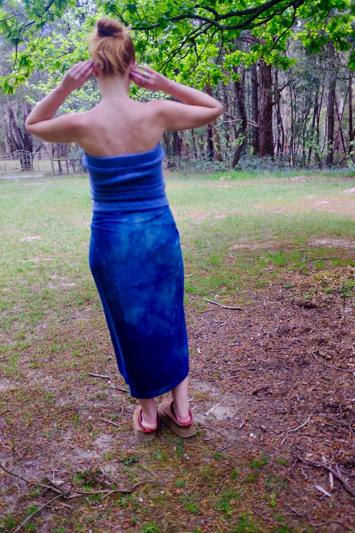 blue siren dress Siren Song Maxi Dress Size M main image 0