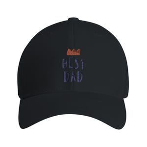Best Dad Ever Flexfit Baseball Cap - Curved Visor Dad Hat - Comfortable & Stylish Gift for Him