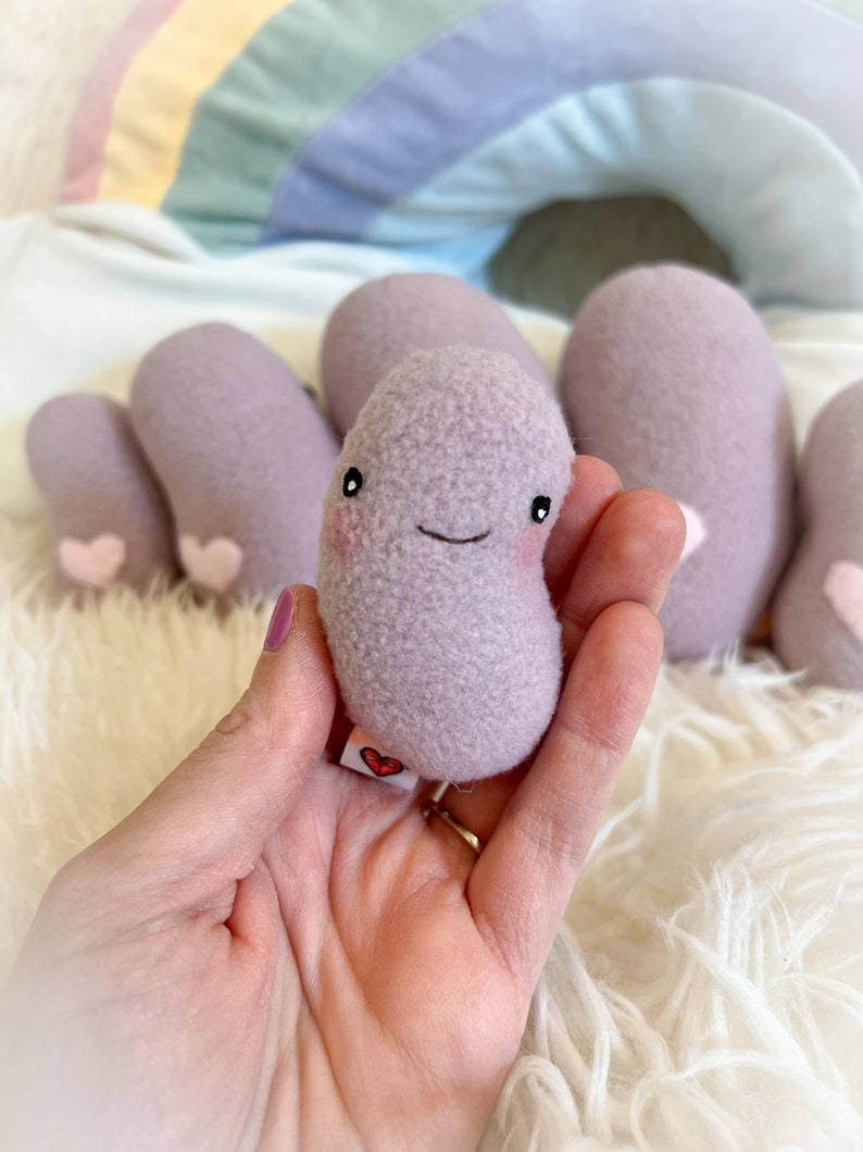 BeanTown Buddies, jelly bean plush, plush bean, plush jelly bean, new baby bean, tiny bean, little bean, mommy to bean, kawaii bean, beans Oli 6