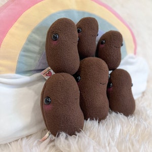 BeanTown Buddies, baby bean, tiny bean, little bean, new baby bean, jelly bean plush, kidney bean, plush bean, fagiolo, gender reveal, beans image 10