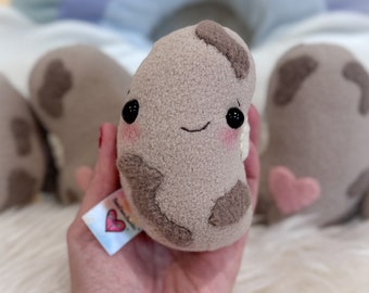 BeanTown Buddies, Pinto bean, bean plush, plushie jelly bean, tiny bean, little bean, baby bean, new baby bean, pinto bean plush, bean toy