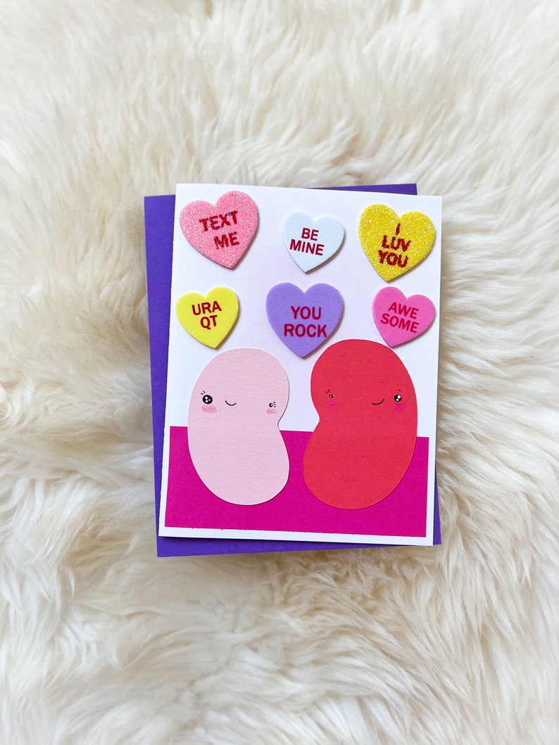 BeanTown Buddies, bean card, anniversary card, jelly beans, love card, true love card, silly cards, funny cards, blank cards, kawaii, beans option 3