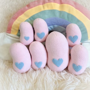 BeanTown Buddies, baby bean, jelly bean plushie, little bean, tiny bean, bean plush, plush bean, fagiolo, welcome baby, beans first, baby image 3