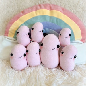 BeanTown Buddies, baby bean, jelly bean plushie, little bean, tiny bean, bean plush, plush bean, fagiolo, welcome baby, beans first, baby image 1