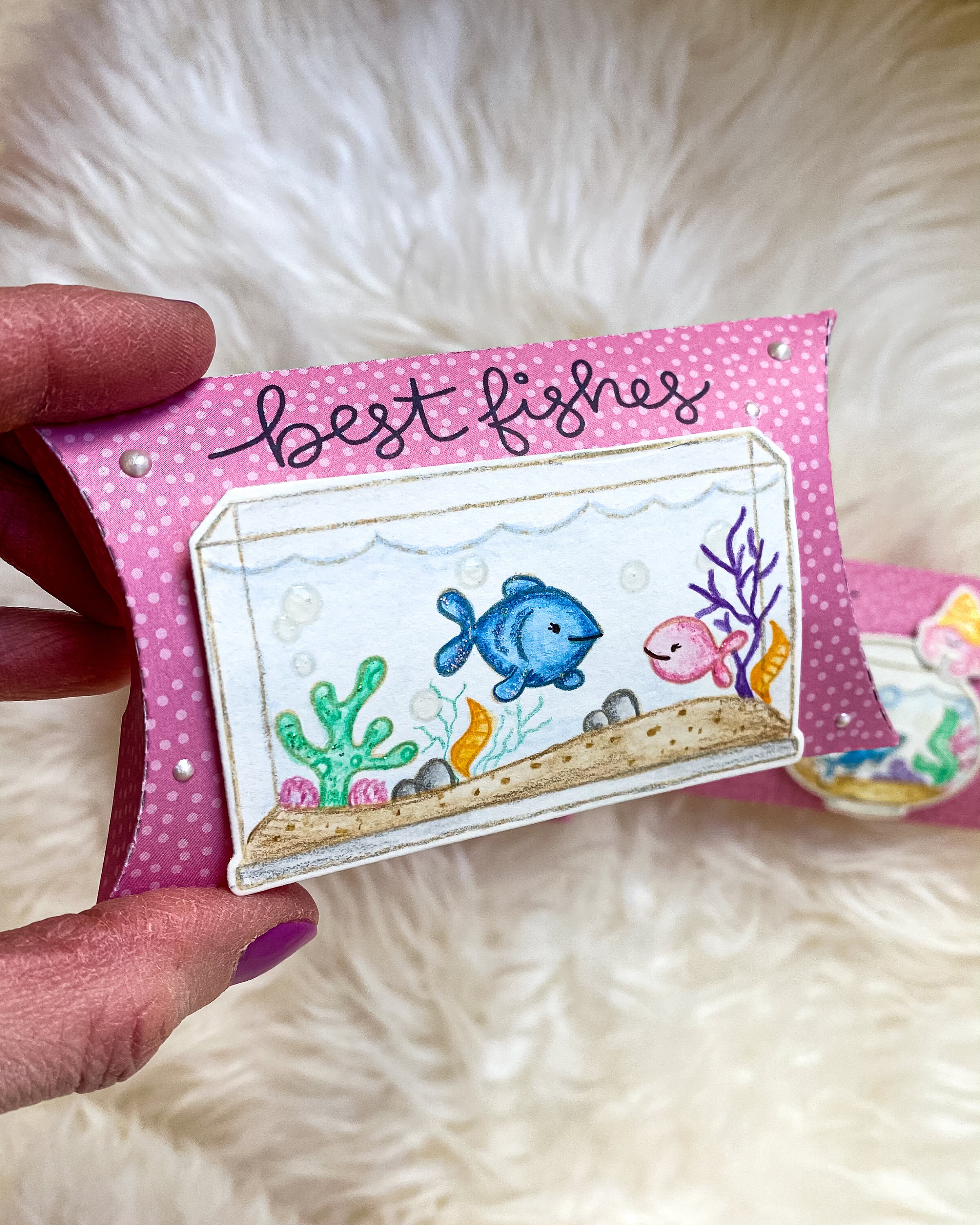 Gift Card Holder Gift Box Set Of 3 Fish Themed Gift Card Etsy