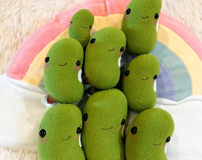 Beantown Buddies, Bean Plush, Edamame Bean, Tiny Bean, Soy Bean, Kawaii ...