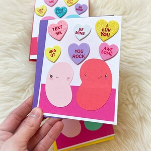 BeanTown Buddies, bean card, anniversary card, jelly beans, love card, true love card, silly cards, funny cards, blank cards, kawaii, beans image 6