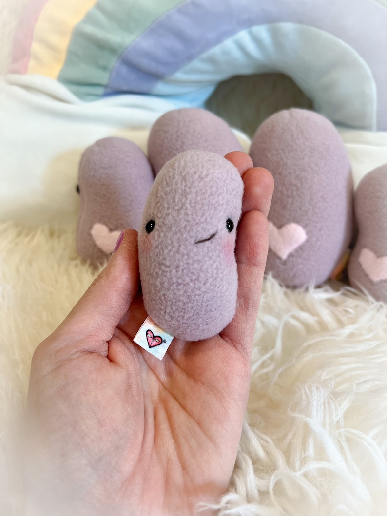 BeanTown Buddies, jelly bean plush, plush bean, plush jelly bean, new baby bean, tiny bean, little bean, mommy to bean, kawaii bean, beans Oli 1