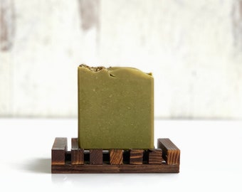 Cucumber + Kale Soap | Herbal Skincare | Skin Brightening | Holistic Skincare | All Natural Handmade Soap | Artisan Soap | Kale Soap