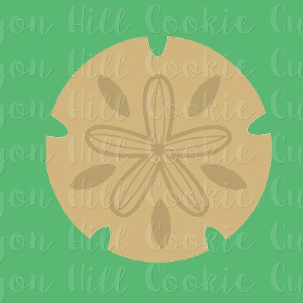 Seashell Cookie Cutter| Sand Dollar Cookie Cutter | Beach Cookie Cutter | Ocean Cookie Cutter | Sturdy Cookie Cutter | 4in cutter 3in cutter