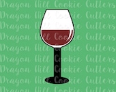 Wine glass Cookie Cutter Wine Cutter Sturdy Cookie Cutter 3d printed cookie cutter PLA cookie cutter 4in cutter 3in cutter