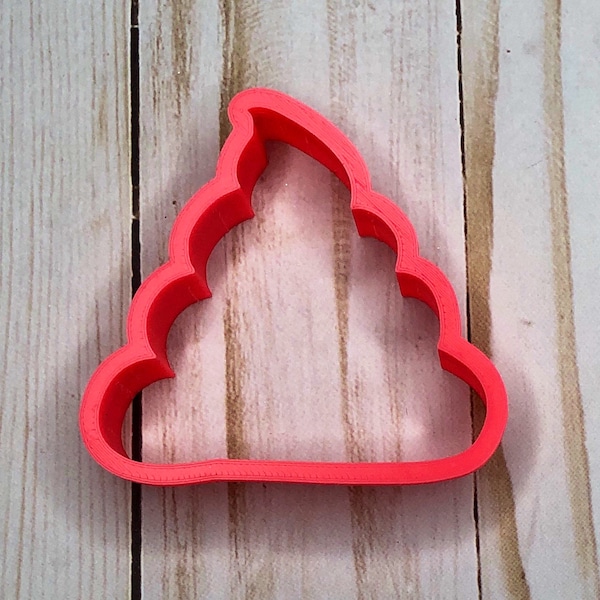 Emoji Cookie Cutter | Poop Cookie Cutter | Emoji Cutter | Sturdy Cookie Cutter | 4in cookie cutter 3in cookie cutter