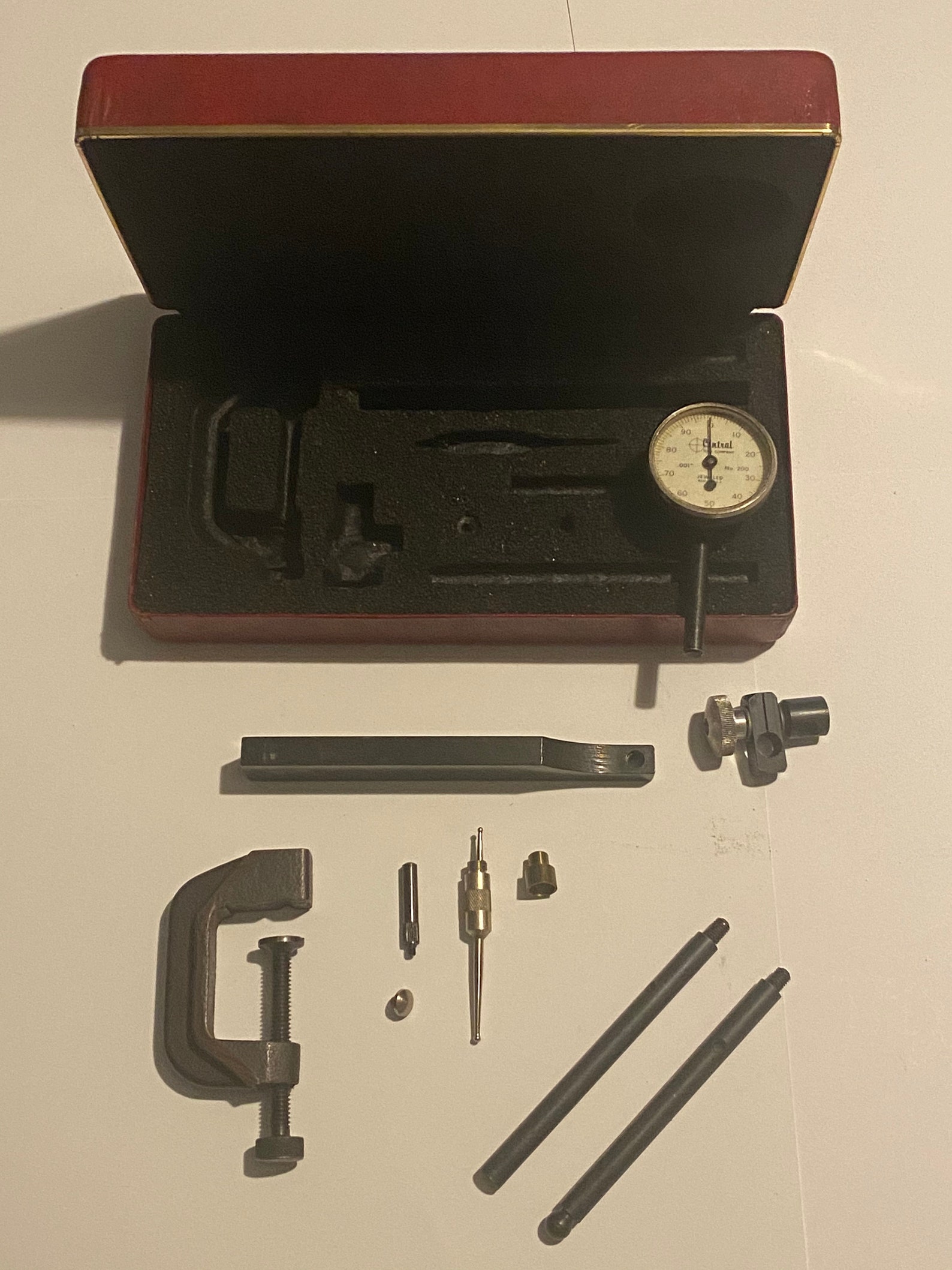 Central Tool Company Dial Indicator Complete Set | Etsy