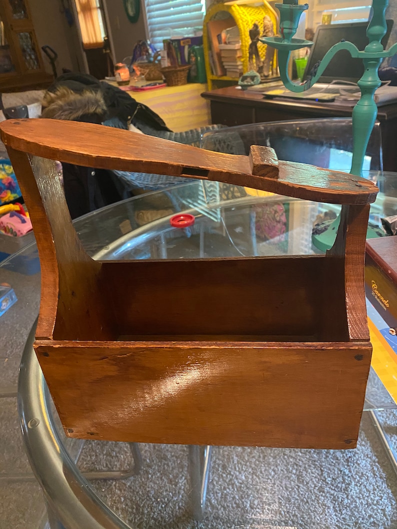 Primitive Antique Shoe Shine Box Etsy