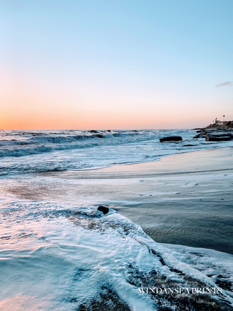Set of 3 Beach Prints Framed San Diego Art Printed in 8x10 Etsy