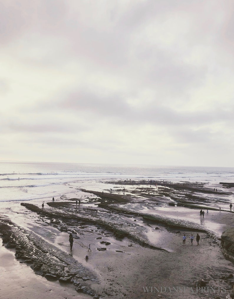 Beach Print Encinitas Tide Pools Photo San Diego Swami's Etsy