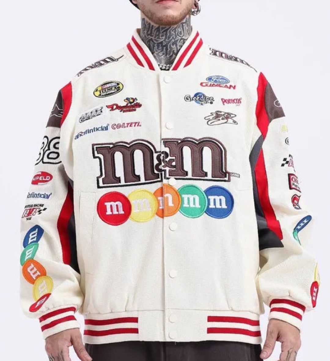 【 M&M CUSTOM PERFORMANCE 】 MA-1 JACKET M&M CUSTOM PERFORMANCE - ×MASSES MA-1 JACKET (OLIVE