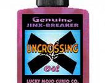 Genuine Lucky Mojo Uncrossing Oil, Sachet Powder, Bath Crystals, or Incense Powder Handmade in Forestville, CA Jinx Killer, Curse Breaker