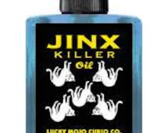 Genuine Lucky Mojo Jinx Killer Oil, Sachet Powder, Incense Powder, and Bath Crystals Highly Scented and Handmade in Forestville, CA