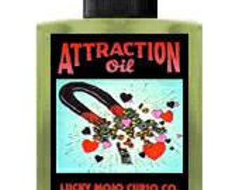 Genuine Lucky Mojo Attraction Oil, Sachet Powder, Bath Crystals, or Incense Powder Handmade in Forestville, CA. Highly Scented.