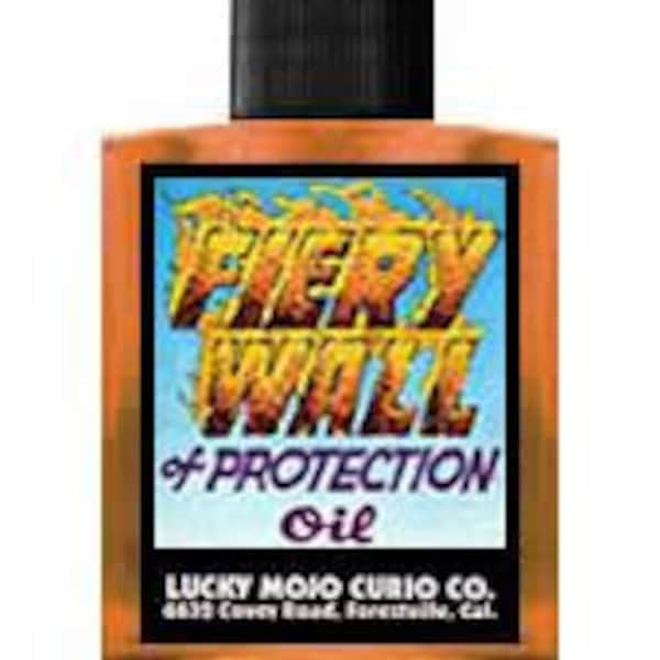 Genuine Lucky Mojo Fiery Wall of Protection Oil, Sachet Powder, Bath Crystals, or Incense Powder Highly Scented and Handmade