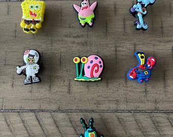 spongebob and patrick jibbitz