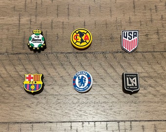 soccer croc charms