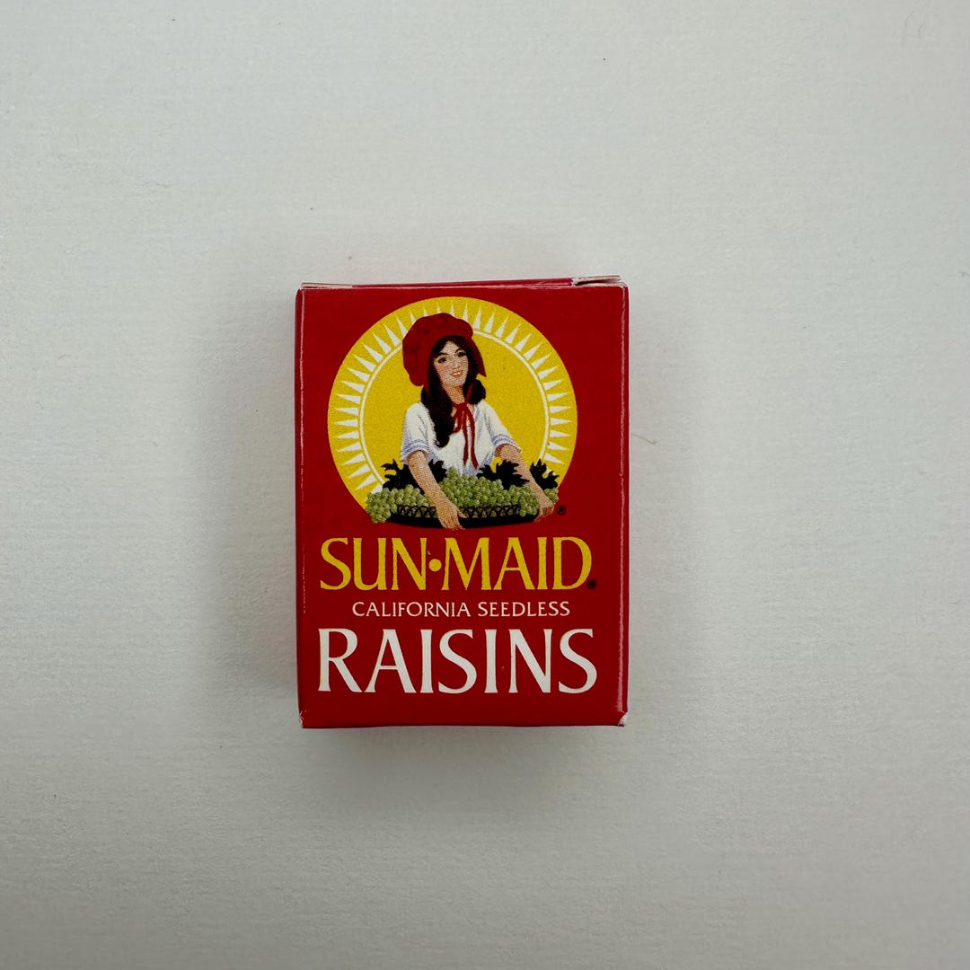 Mini Brands Sunmaid Raisins - Etsy