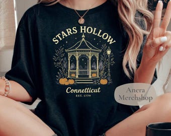 Camiseta de Stars Hollow, camiseta de Gilmore, camiseta del Festival de Otoño de Stars Hollow, camiseta de Serialworm, camiseta de libros, regalos de bibliotecario, camiseta de lectura para mujer