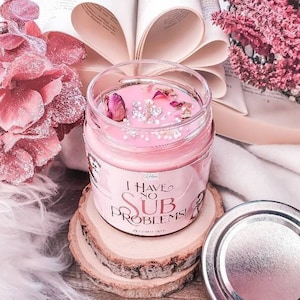 I have no SUB problems | Book candle bookish | Bookcandle | scented candle | Bookish Candle | scented candle | Candle in a glass | soy wax | vegan