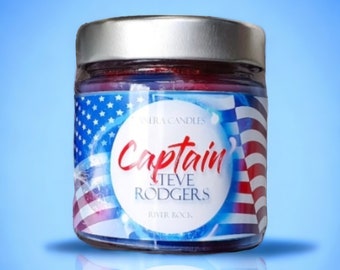 Captain Steve | Book candle bookish books | Bookcandle | Scented candle | Bookish Candle | superheros | vegan soy wax