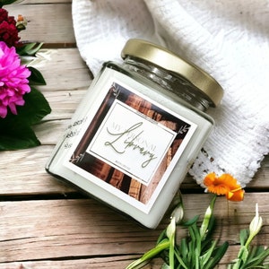 Minha Biblioteca Pessoal | Vela de livro | Livros literários | Vela de livro | Vela perfumada | Vela literária | Feito à mão com cera de soja | Vegano
