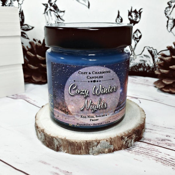 Cozy Winter Nights | Bookish Candle | Buchkerze | Duftkerze | Scented Candle | Bookcandle | Winter Candle