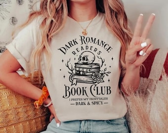 Booktok reading shirt, Dark Romance T-Shirt, Dark Romance Reader, Bookstagram, Bookfan Gift, trigger warnings, morally gray club, spicy book