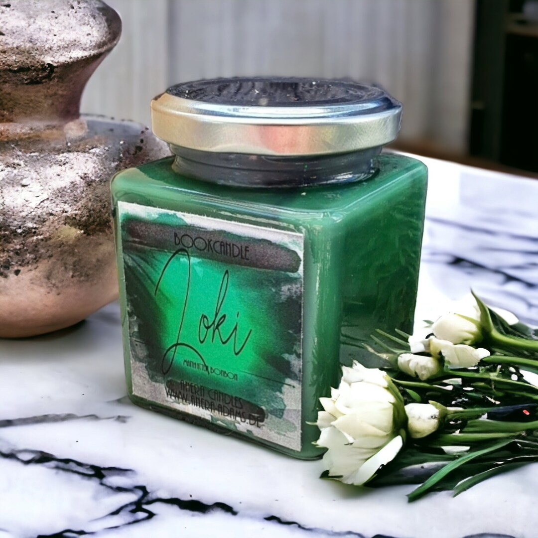 Loki Book Candle Scented Candle Bookish Candle Handmade From Soya Wax