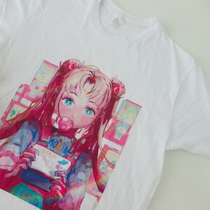 UNISEX Sailor Moon T-Shirt (100% cotton) cute pastel vaporwave style