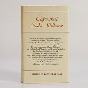 Briefwechsel Goethe - Willemer