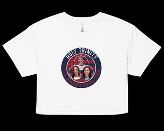 Holy Trinity USWNT Women's Crop T-shirt (White)