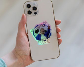 I'm With Her U.S. Women's Soccer Holographic Sticker