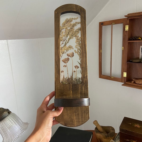 Wall sconce, candle holder