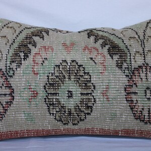Große Teppich Kissenbezug, 16&#39;&#39;x 24&#39;Zoll Teppich Kissen, türkische Teppich Kissen, Wolle Kissen, 60 x 40cm Kissen, dekorative Kissen, Vintage Teppich Kissen