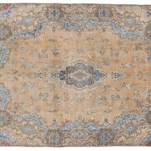 Decorative Vintage Rug, 9.84 x 14.10 ft , 300 x 430 cm , Vintage Rug , Decorative Rug, Handmade Rug, Antique Rug, Home Decor